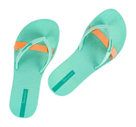 ipanema-klapki-damskie-zielone-z-pomaranczowym-paskiem-letnie-25-6ka