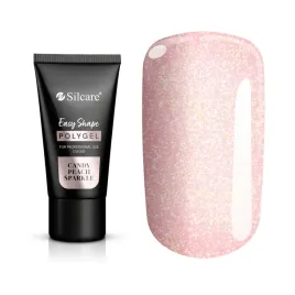 silcare-akrylozel-polygel-acrylgel-uv-led-easy-shape-candy-peach-sparkle30g