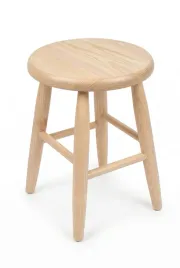 solidny-taboret-sosnowy-46cm-okragly-lakierowany-olchowy-polski-producent
