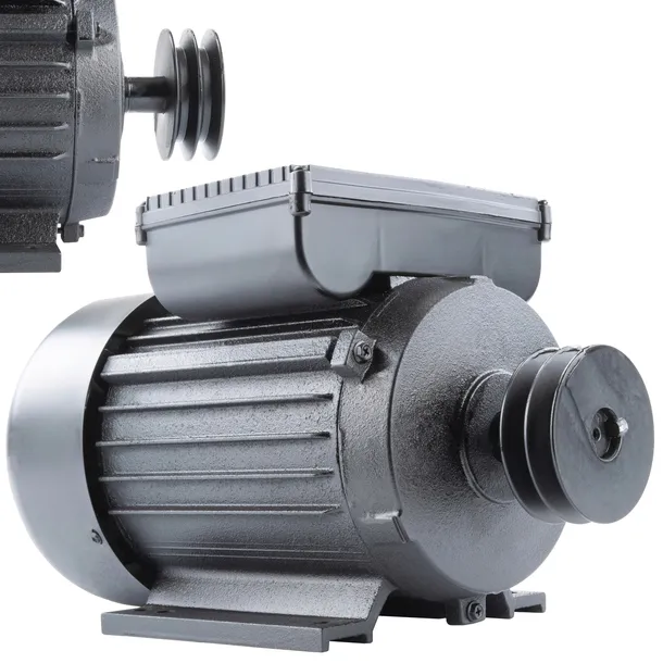 SILNIK ELEKTRYCZNY JEDNOFAZOWY 1 FAZA KOMPRESOR 2800RPM 650L/min 4KM 230V