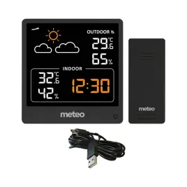 stacja-pogodowa-meteo-sp200-z-pogodynka-ekran-lcd-czujnik-bezprzewodowy