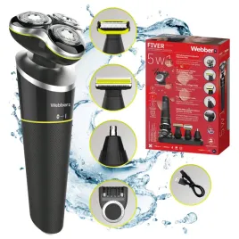 golarka-meska-webber-fiver-sxg500-trymer-5w1-brody-nosa-wetanddry-usb