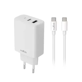 maxlife-ladowarka-sieciowa-pd-qc-mxtc-10-20ac-1x-usb-c-1x-usb-20w-biala-k