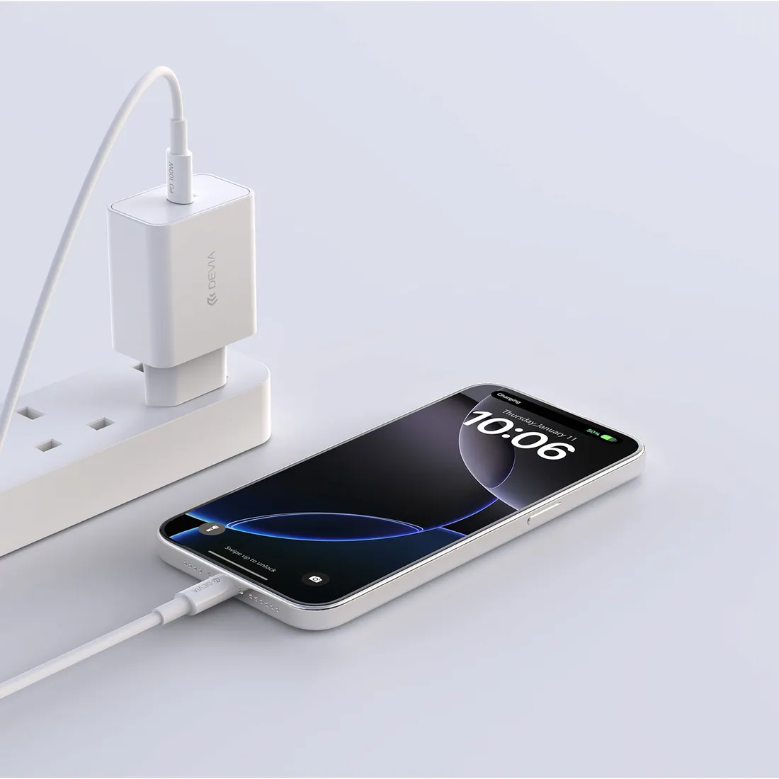 devia-ladowarka-sieciowa-rocket-pd-45w-1x-usb-c-biala