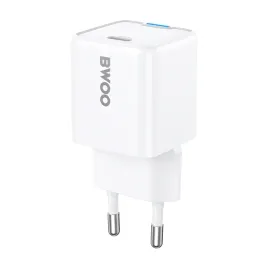 bwoo-ladowarka-sieciowa-30w-pd-gan-usb-c-biala