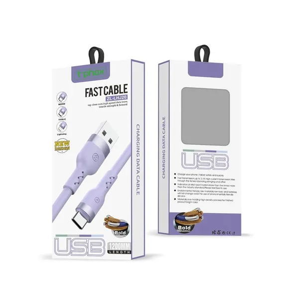kabel-t-phox-bold-usb-lightning-3a-sky-blue-kod-producenta-tprz008331