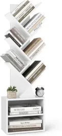 regal-stojacy-drzewko-biblioteczka-polka-na-ksiazki-waski-bialy