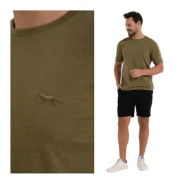moraj-t-shirt-meski-krotki-rekaw-bawelniany-z-haftem-khaki-xl