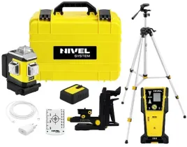 nivel-system-clx3g-precyzyjny-laser-krzyzowy-zielony-360-statyw-odbiornik