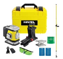 nivel-system-cl2b-laser-krzyzowy-2x360-niebieski-30m-tyczka