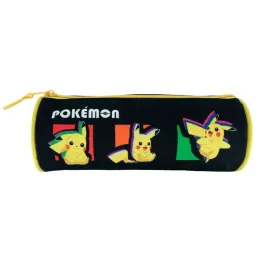 piornik-szkolny-pokemon-pikachu-tuba-czarny-saszetka-na-przybory-23x8-cm