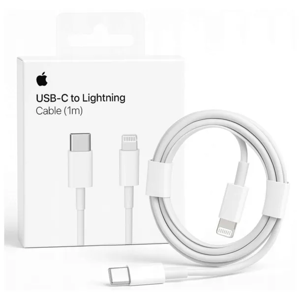 ORYGINALNY Kabel Apple USB-C - Apple Lightning 1 m biały