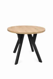 stol-okragly-loft-sonoma-czarny-rozkladany-80-120