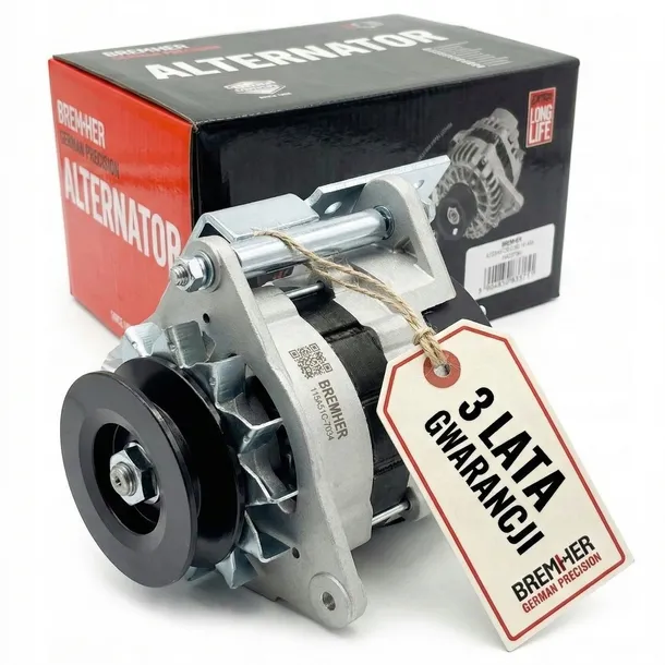 MOCNY ALTERNATOR ŁADUJĄCY URSUS C360 C-360 14V 45A BREMHER LONG LIFE HQ