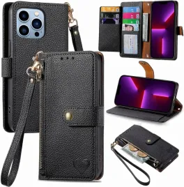 yemenghua-etui-skorzane-do-iphone-14-pro-max-z-klapka-portfel-pasek-czarny