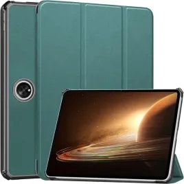 gmujiao-etui-skorzane-do-honor-pad-9-121-sleep-wake-stojak-zielony