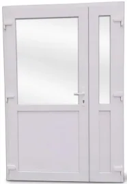 drzwi-zewnetrzne-pcv-biale-140x210-dwuskrzydlowe