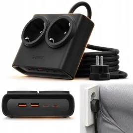 listwa-zasilajaca-przedluzacz-orico-25w-6w1-2xac-2xusb-a-2xusb-c-czarna