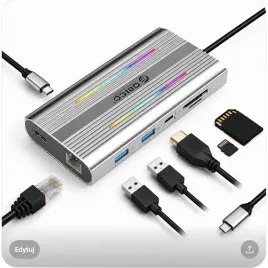 stacja-dokujaca-usb-c-orico-xdr-rgb-12w1-2x-hdmi-4k-pd-100w