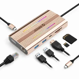 stacja-dokujaca-usb-c-orico-xdr-rgb-12w1-2x-hdmi-4k-pd-100w