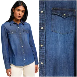 lee-regular-western-shirt-the-woods-damska-koszula-jeansowa-zatrzask-l