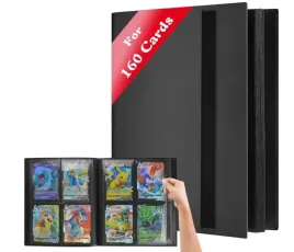 album-na-karty-safe-cards-storage-4-pocket-black-binder-160-kart