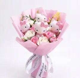 bukiet-hello-kitty-pluszowy-prezent-walentynki-dzien-kobiet-urodziny