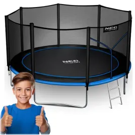 trampolina-ogrodowa-12ft-374cm-z-siatka-zewnetrzna-i-drabinka-neo-sport
