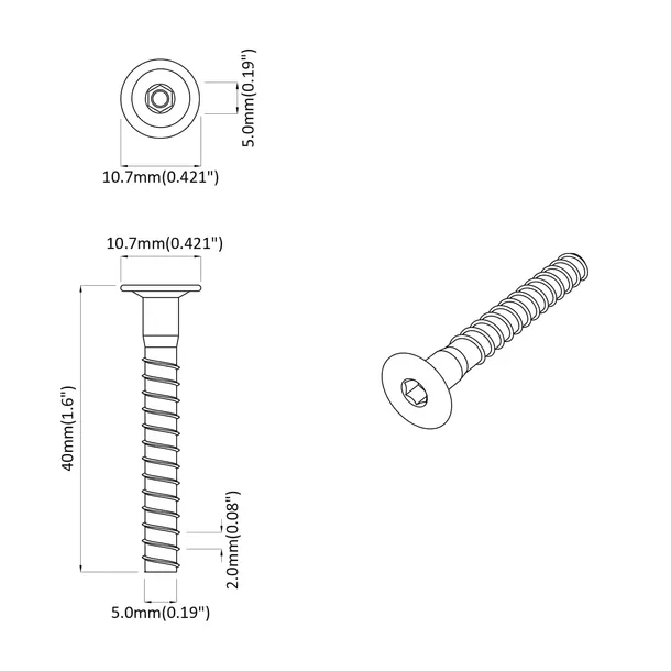 sruby-confirmat-5000-pcs-srebrny-metal