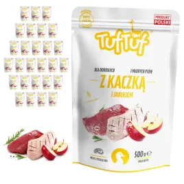 tuftuf-mokra-karma-dla-psa-kaczka-z-jablkiem-saszetka-30x500g-mielonka