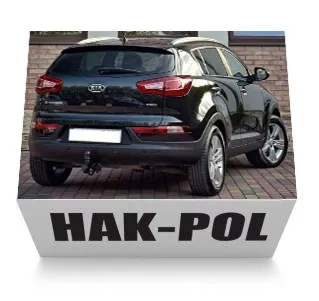 HAK HOLOWNICZY Z WIĄZKĄ KIA SPORTAGE 3 III SL od 2010 do 2015 7PIN 2400kg