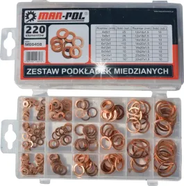 podkladki-miedziane-uszczelki-zestaw-podkladek-miedz-miedzianych-220-szt