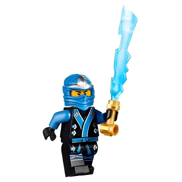 KLOCKI FIGURKA NIEBIESKI JAY TEMPLE OF LIGHT ELEMENTAL BLUE KIMONO do lego NINJAGO SUPER jakość