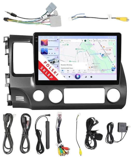RADIO 2DIN NAWGIACJA ANDROID 14 HONDA CIVIC 8 VIII 6/128 GB DSP CARPLAY LTE