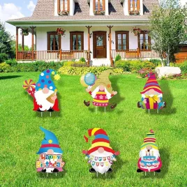 dekoracje-urodzinowe-krasnale-ogrodowe-6-szt
