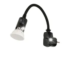 lampka-do-gniazdka-kontaktu-na-zarowke-led-gu10-czarna