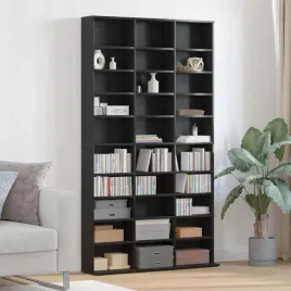 kabinet-na-plyty-cd-z-polka-czarny-dab-101-x-23-x-1775-cm