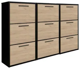 szafka-na-buty-otwierana-uchylna-jasper-x3-czarny-dab-craft-zloty
