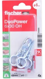 fischer-kolek-duopower-6x30-z-hakiem-oczkowym-4szt