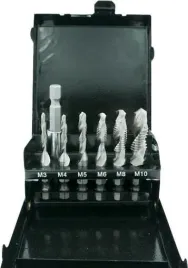 silver-wiertla-gwintujace-zestaw-m3-m10-7el