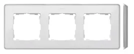 simon-detail-82-ramka-potrojna-detail-select-metal-biala-podstawa-alumini