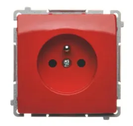 simon-basic-gniazdo-pojedyncze-z-u-modul-16a-250v-czerwone-bmgz1-01-22
