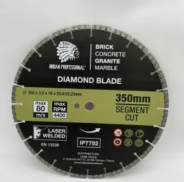tarcza-diamentowa-350mm-segment-turbo-cut-indian-professional