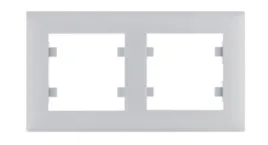 lumina-intense-ramka-2-krotna-pozioma-srebrna-wl5722