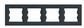 asfora-ramka-4-krotna-pozioma-antracyt-eph5800471