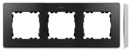 simon-detail-82-ramka-potrojna-detail-select-metal-grafit-podstawa-alumin