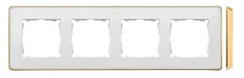 simon-detail-82-ramka-poczworna-detail-select-metal-biala-podstawa-zlota