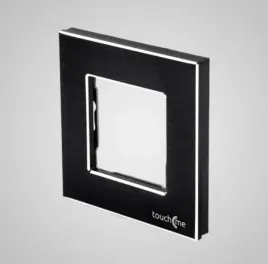 touchme-ramka-pojedyncza-aluminiowa-czarna-tm628b