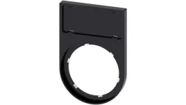 ramka-do-etykiet-zatrzaskiwanych-125x27mm-czarna-zaokraglona-otwor-22mm-si