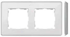 simon-detail-82-ramka-pojedyncza-detail-select-metal-biala-podstawa-chrom